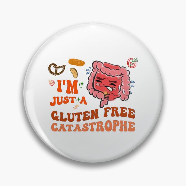 Item preview, I’m Just a Gluten Free Catastrophe – Funny Gluten Free Gut Cartoon designed and sold by ForcePrint.