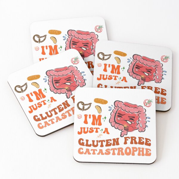 Item preview, I’m Just a Gluten Free Catastrophe – Funny Gluten Free Gut Cartoon designed and sold by ForcePrint.