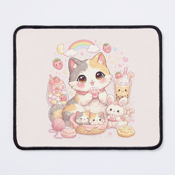 Item preview, Mochi Cozy Cat – Cute Sweets & Dolls designed and sold by Mochi Studio.
