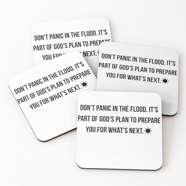 Item preview, Don't Panic in the Flood designed and sold by Orokoyaeniola.