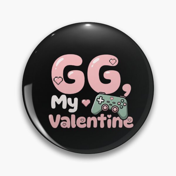 Item preview, GG My Valentine - Cute Gamer Pixel Art for Valentine's Day designed and sold by Designorado.