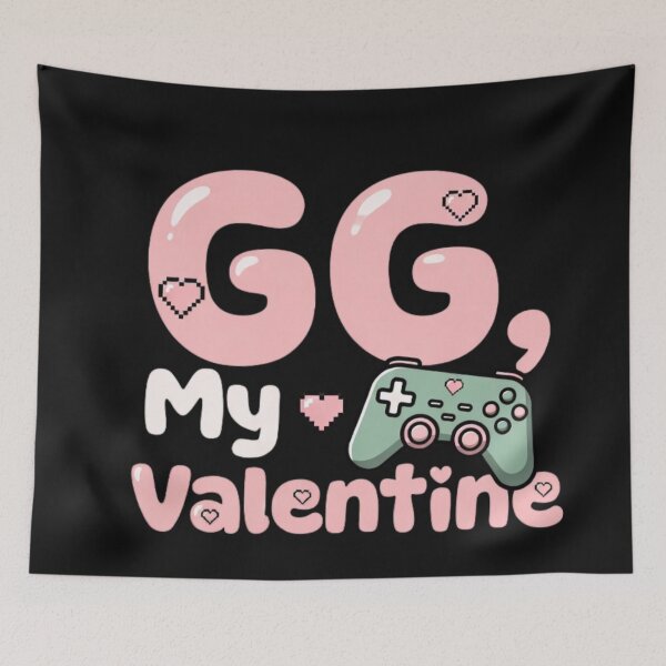 Item preview, GG My Valentine - Cute Gamer Pixel Art for Valentine's Day designed and sold by Designorado.