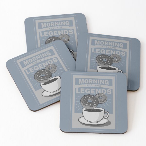 Item preview, Morning Fuel for Legends - Coffee and Donuts designed and sold by bob-barkwear.