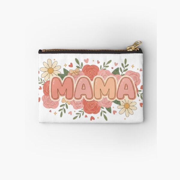 Item preview, Mama Floral Mother’s Day Design, Cute Mama T-shirt with Flowers and Hearts designed and sold by Nara8.