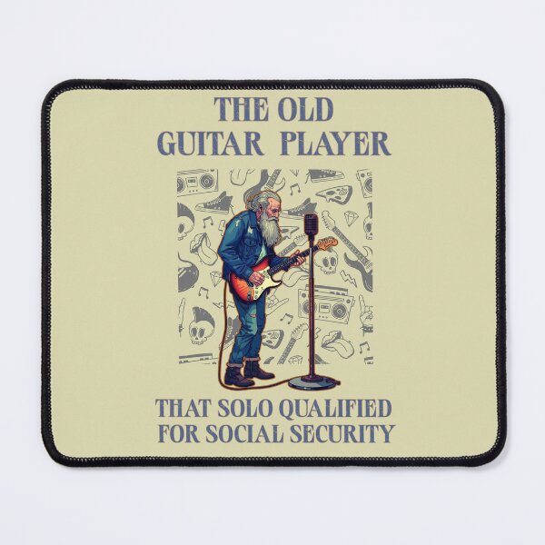 Item preview, The Old Guitar Player-That Solo designed and sold by joztees.