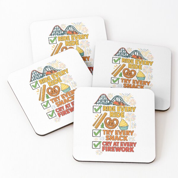Item preview, Ride Every Ride, Try Every Snack, Cry at Every Firework | Theme Park Fandom Design designed and sold by WildbuntingStudio.