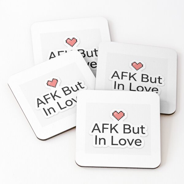 Item preview, AFK But In Love Cute Gamer Valentine Design designed and sold by SideQuested.
