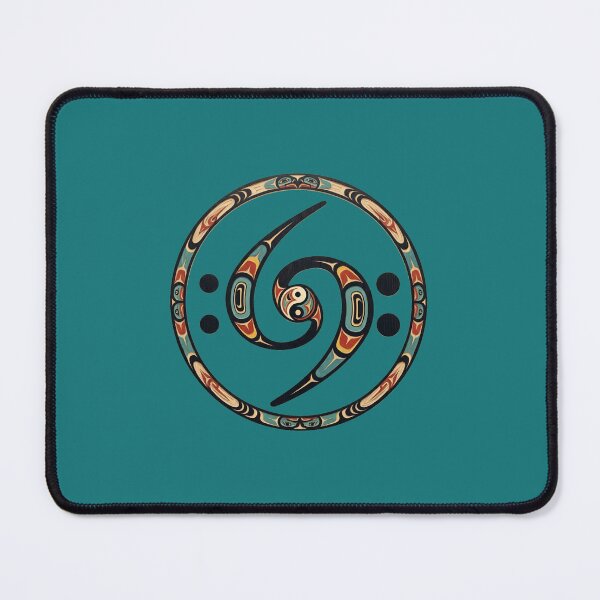 Item preview, Bass Clef Yin Yang PNW Indigenous designed and sold by katefo.