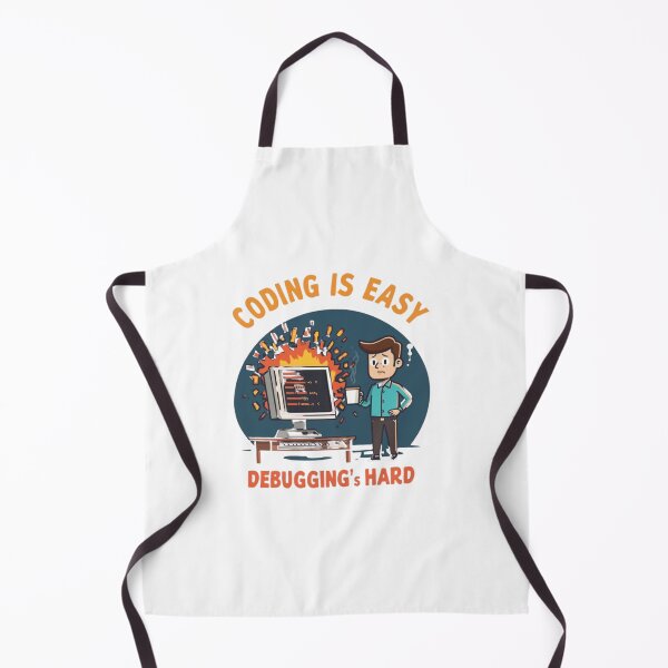 Item preview, Coding Is Easy Debugging Is Hard – Programmer Gift Funny Coding Quote designed and sold by Trendymindvibes.