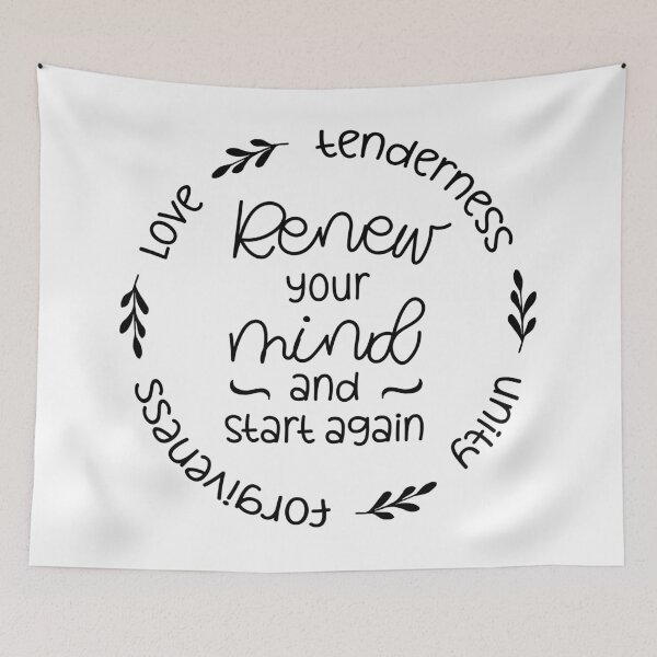 Item preview, Forgive Renew Your Mind And Start Again designed and sold by amazingjoy.