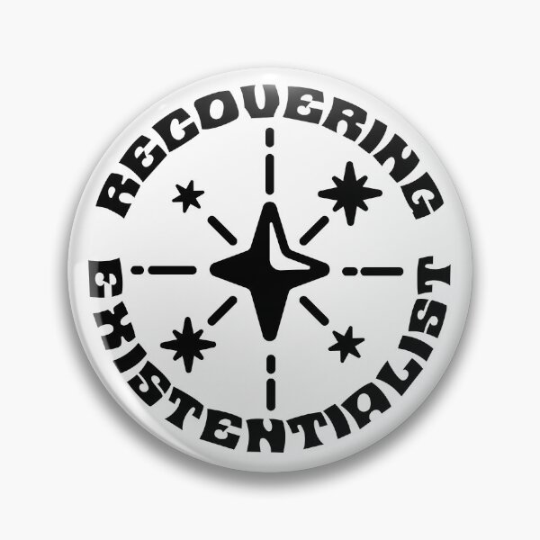 Item preview, Recovering Existentialist – Funny Philosophy Shirt – Minimalist Humor Tee designed and sold by FreshyStudios.