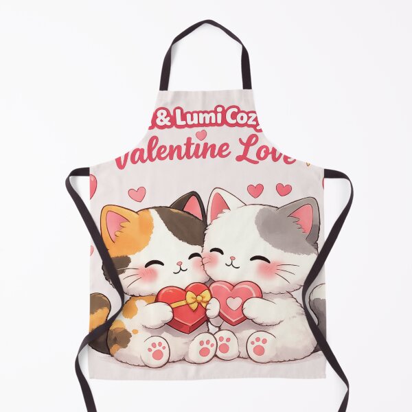 Item preview, Mochi & Lumi Cozy Cats – Valentine Love designed and sold by Mochi Studio.