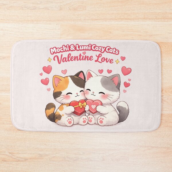 Artikelvorschau, Mochi & Lumi Cozy Cats – Valentinsliebe entworfen und verkauft von Mochi Studio.