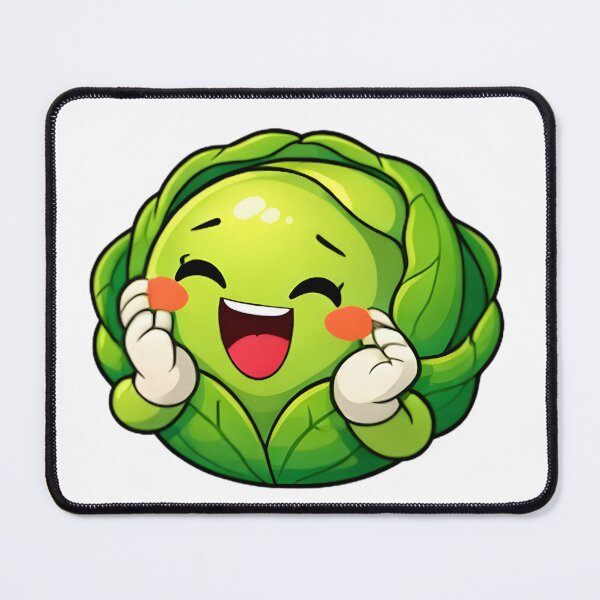 Item preview, Cute Kawaii Cabbage Character designed and sold by LishaSticker.