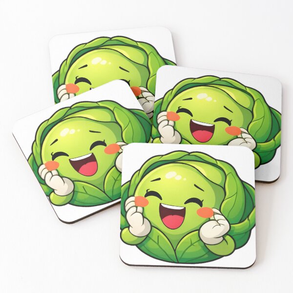 Item preview, Cute Kawaii Cabbage Character designed and sold by LishaSticker.