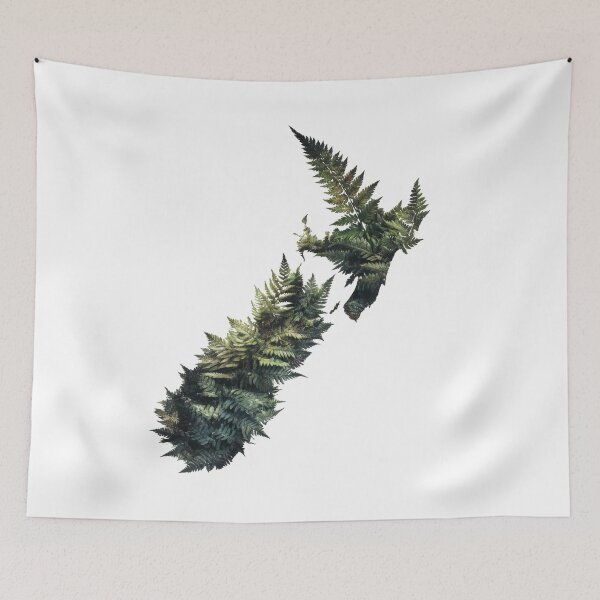 Item preview, New Zealand Fern Silhouette – Botanical Nature Art designed and sold by dawnleblanc55.