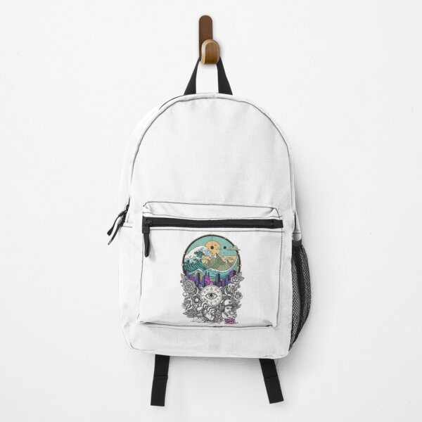 Item preview, Urban Dreamscape: Great Wave & Geometric Surrealism Mashup designed and sold by Blue Bird Designs.