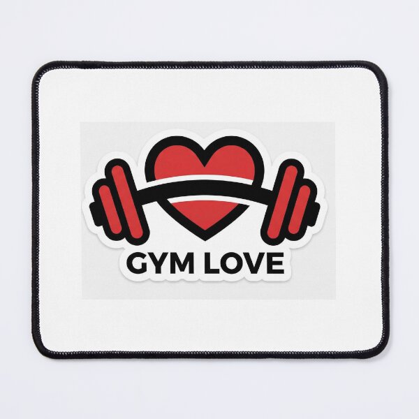 Item preview, Gym Love Valentine Gift for Fitness Couple designed and sold by SideQuested.