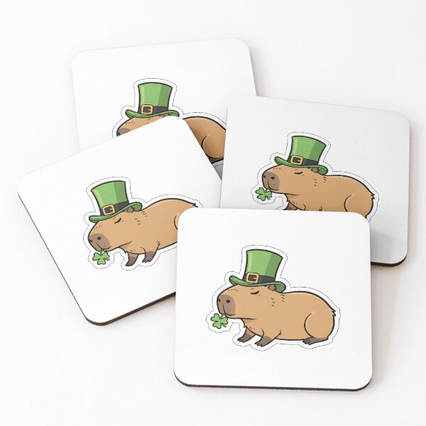Item preview, Lucky Capybara Leprechaun Hat St Patricks Day Gift designed and sold by yPaladino432.