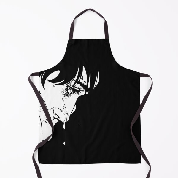 Item preview, A dark simple line drawing of a sad face designed and sold by hussain-dz.