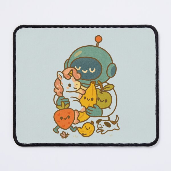 Item preview, Space Robot Hugging Cute Friends designed and sold by Ecosetereos.