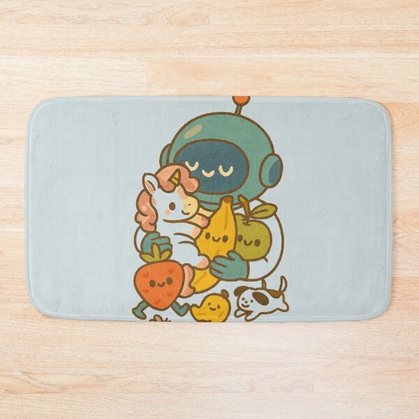Item preview, Space Robot Hugging Cute Friends designed and sold by Ecosetereos.
