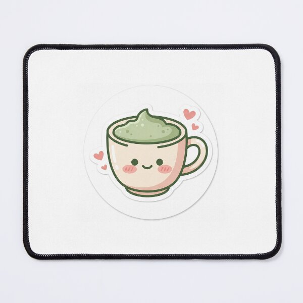 Item preview, Kawaii Matcha Latte Cute Valentine Aesthetic designed and sold by SideQuested.
