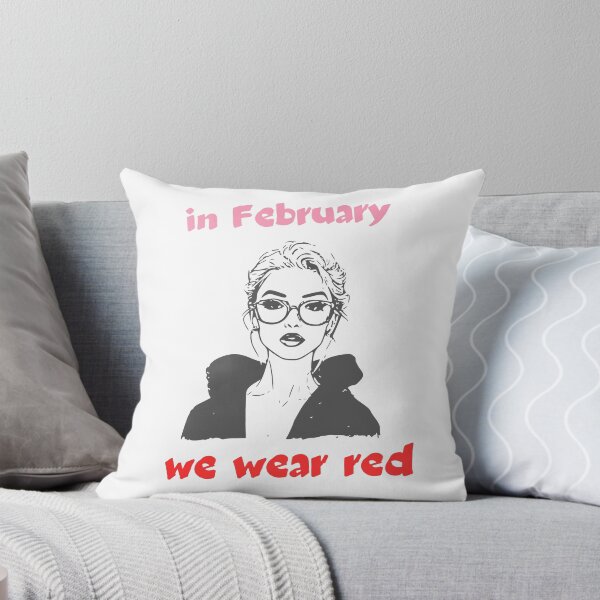 Item preview, In February We Wear Red – Romantic Valentine’s Day Couple Design designed and sold by GOTCHO1.