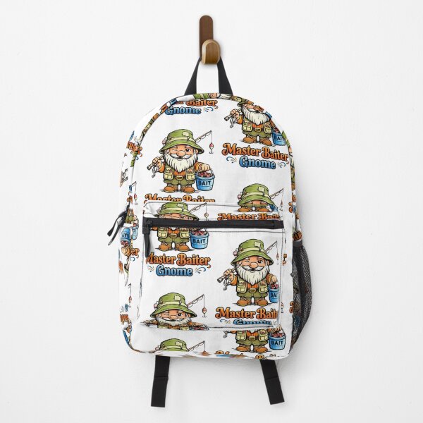 Item preview, Master Baiter Gnome Funny Fishing Art designed and sold by Moriarty's Digital Visions.