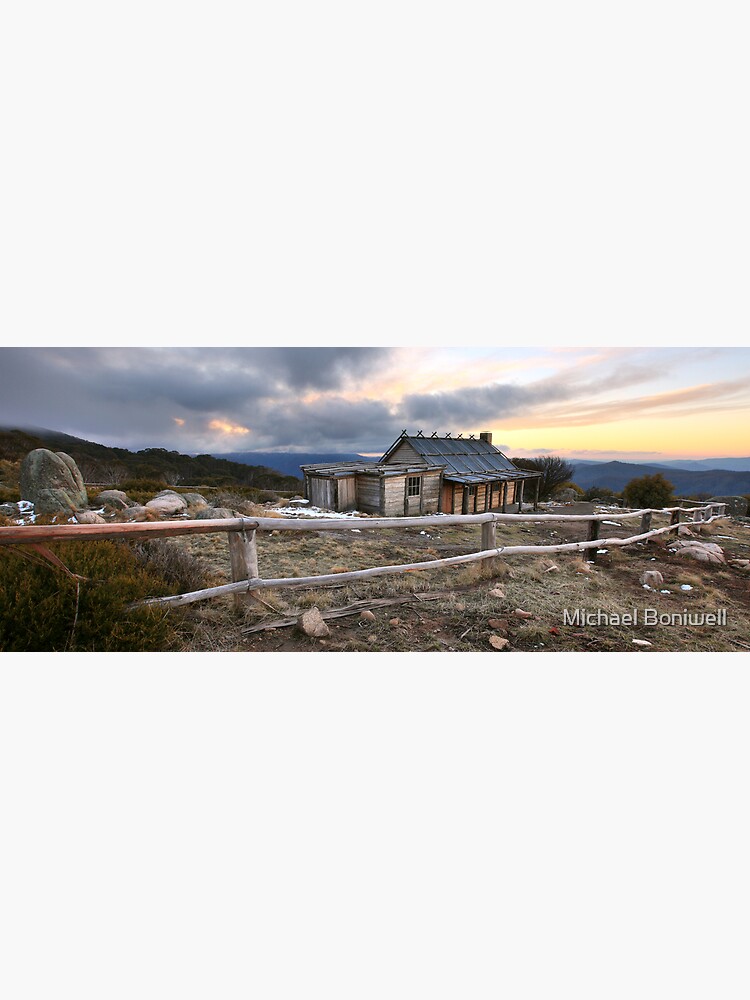 Craig's Hut Winter Evening, Mt Stirling, Australia by Chockstone