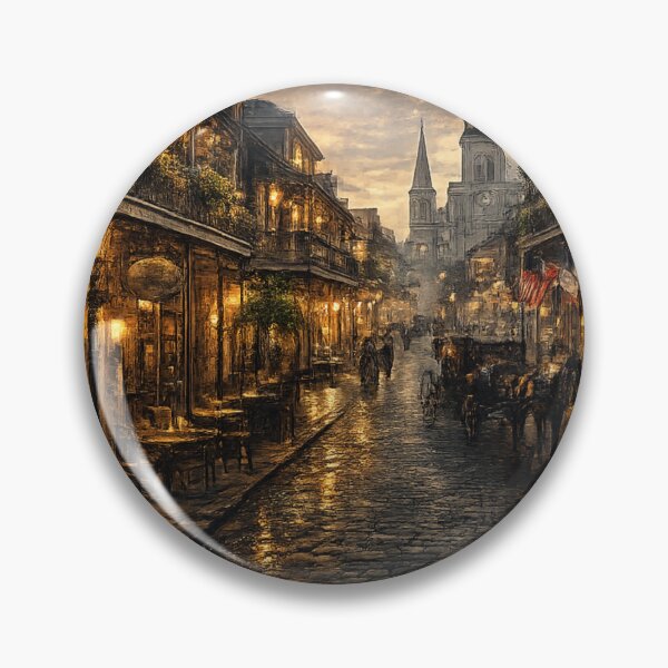 Item preview, French Quarter Stamp Sticker  designed and sold by ouatisworld.