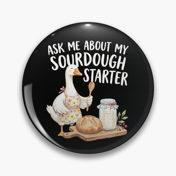 Item preview, Sourgough Starter Funny Baking Goose Illustration designed and sold by Betsytiptoe.