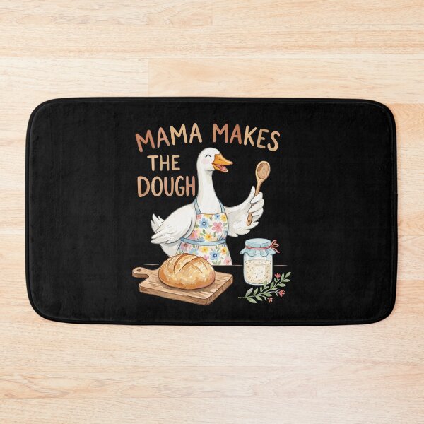 Item preview, Mama Makes The Dough Funny Baking Goose Illustration designed and sold by Betsytiptoe.