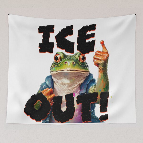 Item preview, ICE OUT FROG designed and sold by BIGPIX91011.