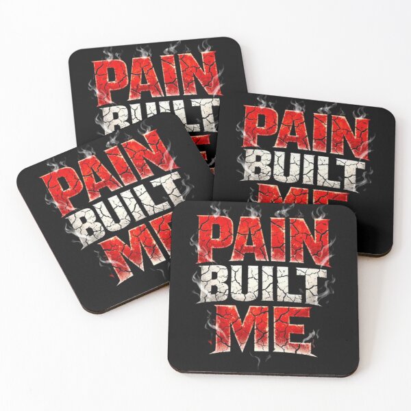 Item preview, Pain Built Me – Gym Motivation T-Shirt Design designed and sold by wanado.
