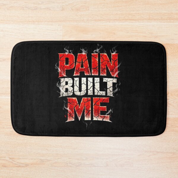 Item preview, Pain Built Me – Gym Motivation T-Shirt Design designed and sold by wanado.
