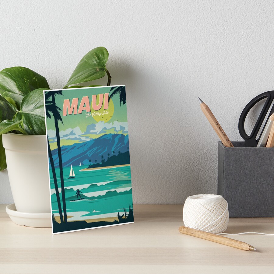 Maui Art Board Print