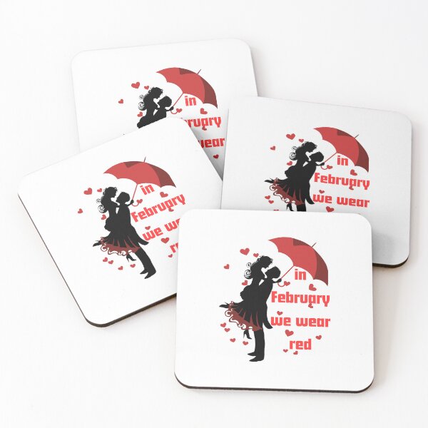 Item preview, In February We Wear Red – Love, Romance & Valentine Vibes designed and sold by GOTCHO1.