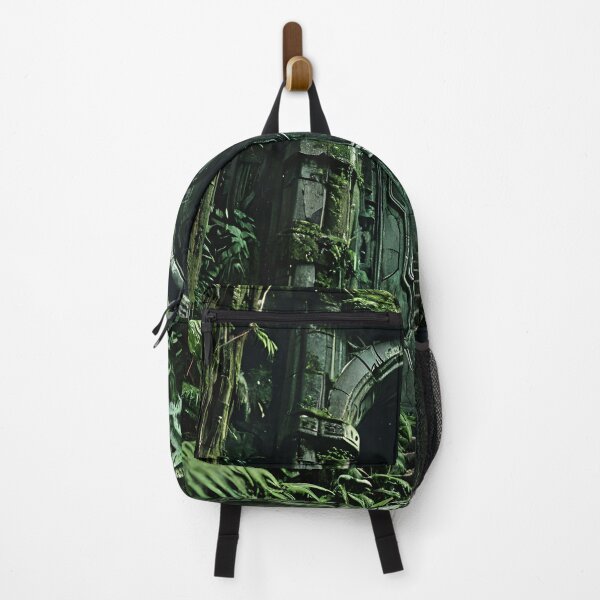 Item preview, Ancient sci-fi door in the jungle designed and sold by Dav-ttb.
