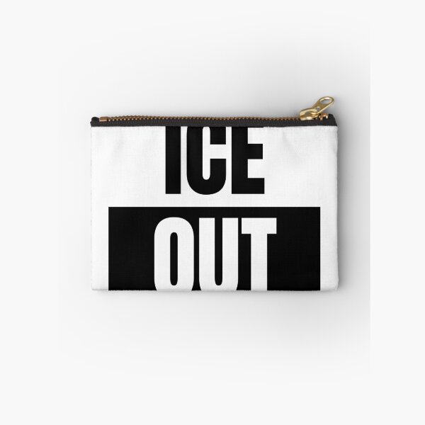 Item preview, ICE OUT Minimal Protest Design – Bold Black and White Statement designed and sold by LEOdesignerArt.