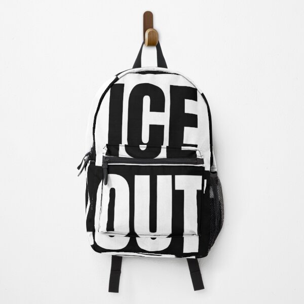 Item preview, ICE OUT Minimal Protest Design – Bold Black and White Statement designed and sold by LEOdesignerArt.