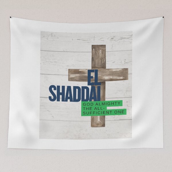 Item preview, EL Shaddai The All-Sufficient One Christian Design designed and sold by TheProverbsMom.