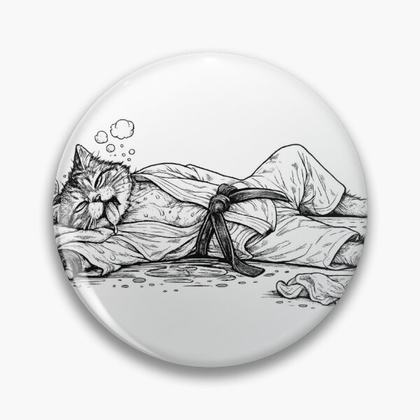 Item preview, Karate cat exhausted designed and sold by 0siem.
