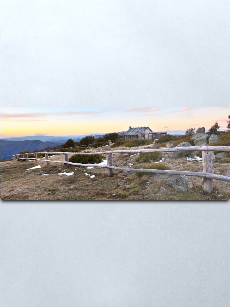 Alternate view of Craig's Hut Winter Evening, Mt Stirling, Australia Metal Print