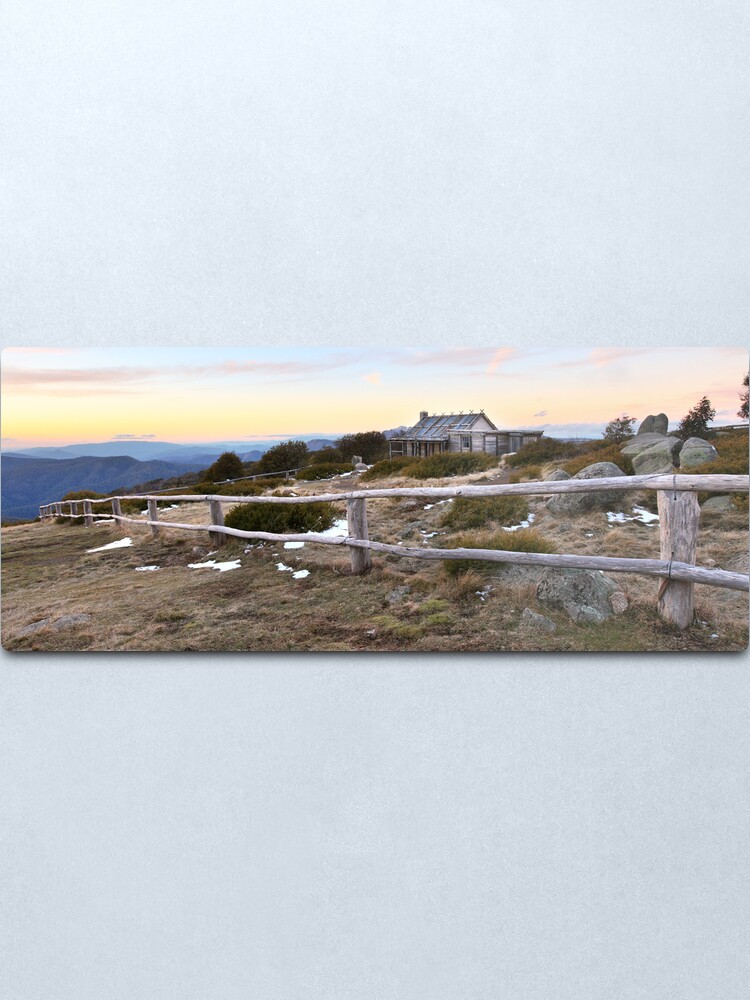 Alternate view of Craig's Hut Winter Evening, Mt Stirling, Australia Metal Print
