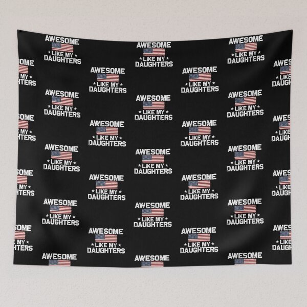 Item preview, Awesome Like My Daughters Dad Patriotic American Family designed and sold by salmzouriart.