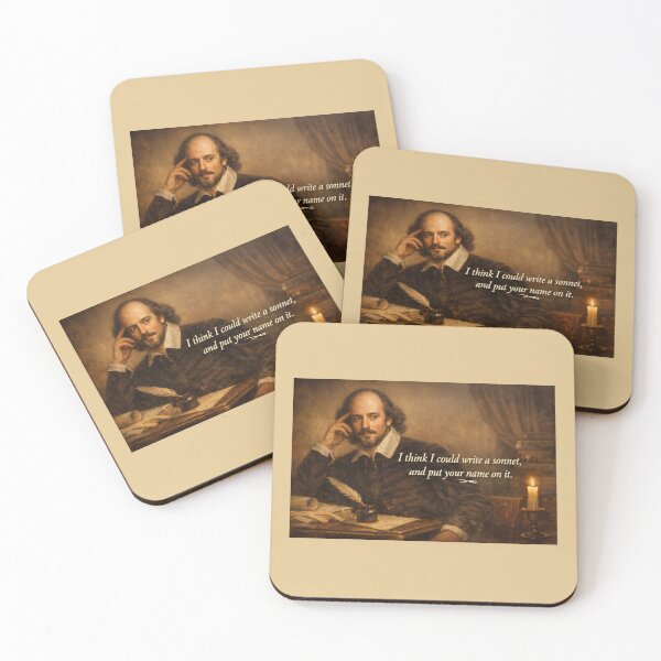 Item preview, Shakespeare’s Way With Words – Romantic Literary Love Artwork designed and sold by Hornace88studio.