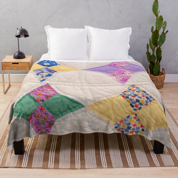 Item preview, Nostalgic Vintage Star Quilt designed and sold by AnimaliaStar.