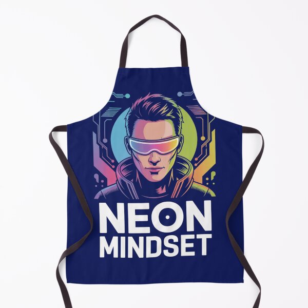 Item preview, Neon Mindset – Cyberpunk Minimalist Line Art Vector | Futuristic Sci‑Fi Design designed and sold by Design_Your_Day.