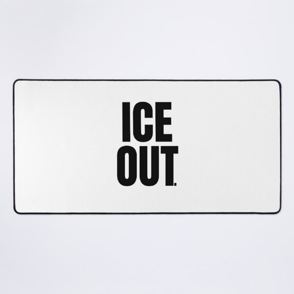 Item preview, ICE OUT Typography Poster – Modern Activist Statement Art designed and sold by LEOdesignerArt.
